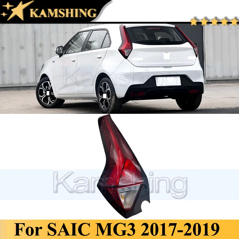 

Задний фонарь заднего бампера Kamshing, задний фонарь для SAIC MG3 MG 3 2017-2019, задний фонарь, стоп-сигнал, задний указатель поворота