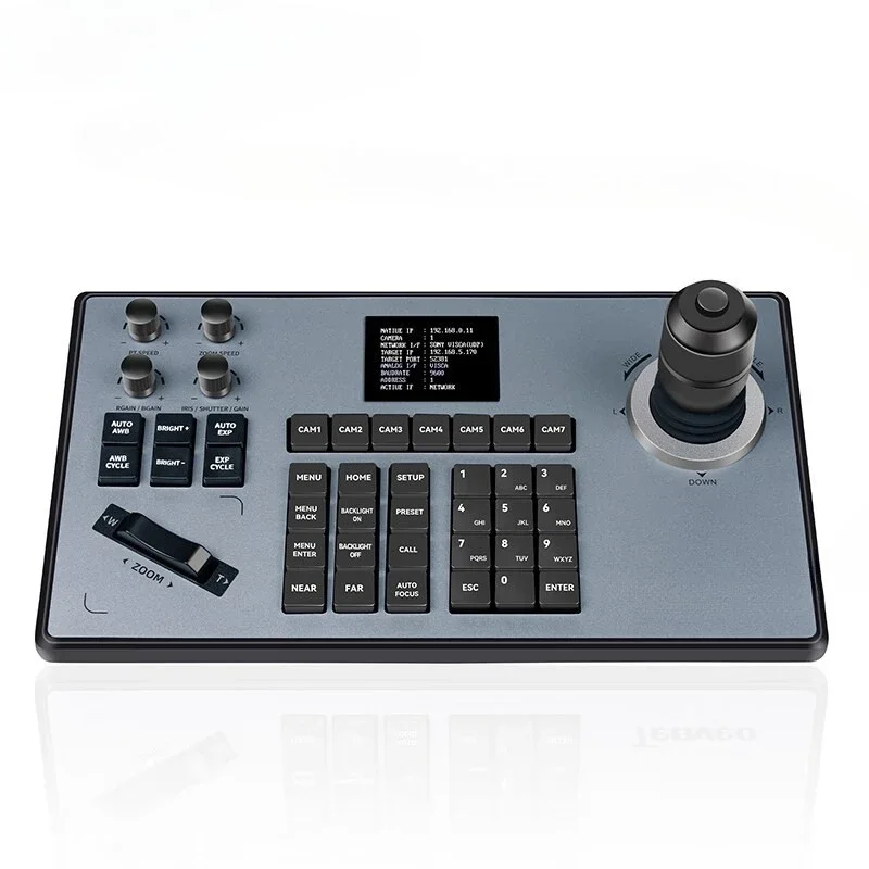Conference camera dedicated control keyboard, network control keyboard 4-dimensional joystick