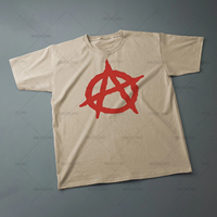 Men's T-shirt Vintage Circle-A Anarchist Anarchy IWW Tee Hip Hop Women Streetwear Casual Harajuku Cotton Oversized Short Sleeve