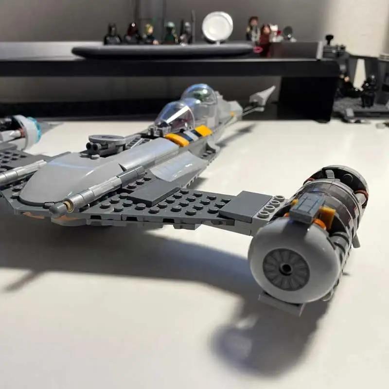 MOC 73525 blocs de construction de chasseur spatial N-1 Starhunt de l'avion de combat assembler figurine bricolage jouets brique cadeaux d'anniversaire pour enfants