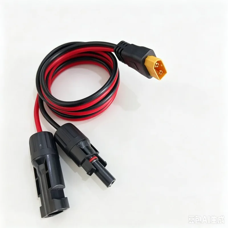 12AWG-XT60 female/male injection molded version converted to MC--4/male female docking/cigarette lighter/M8/SB45