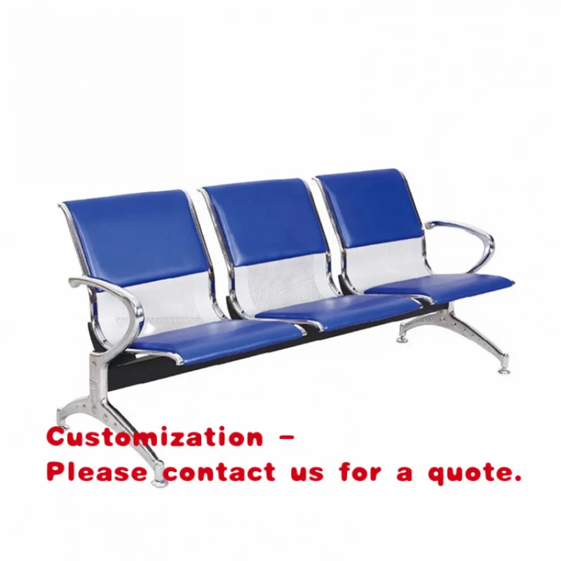 custom.BT-ZC002 Bestran Airport School Hospital Station 3 Seater Steel PU Cushion Waiting Chair