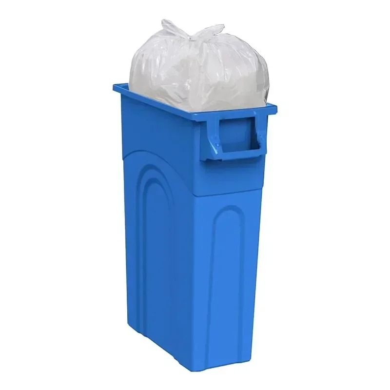 

Recycling Container 23 Gallon - Recycle Blue, Space Saving Slim, Easy Bag Removal | for Homeowners/Renters | Indoor/Outdoor