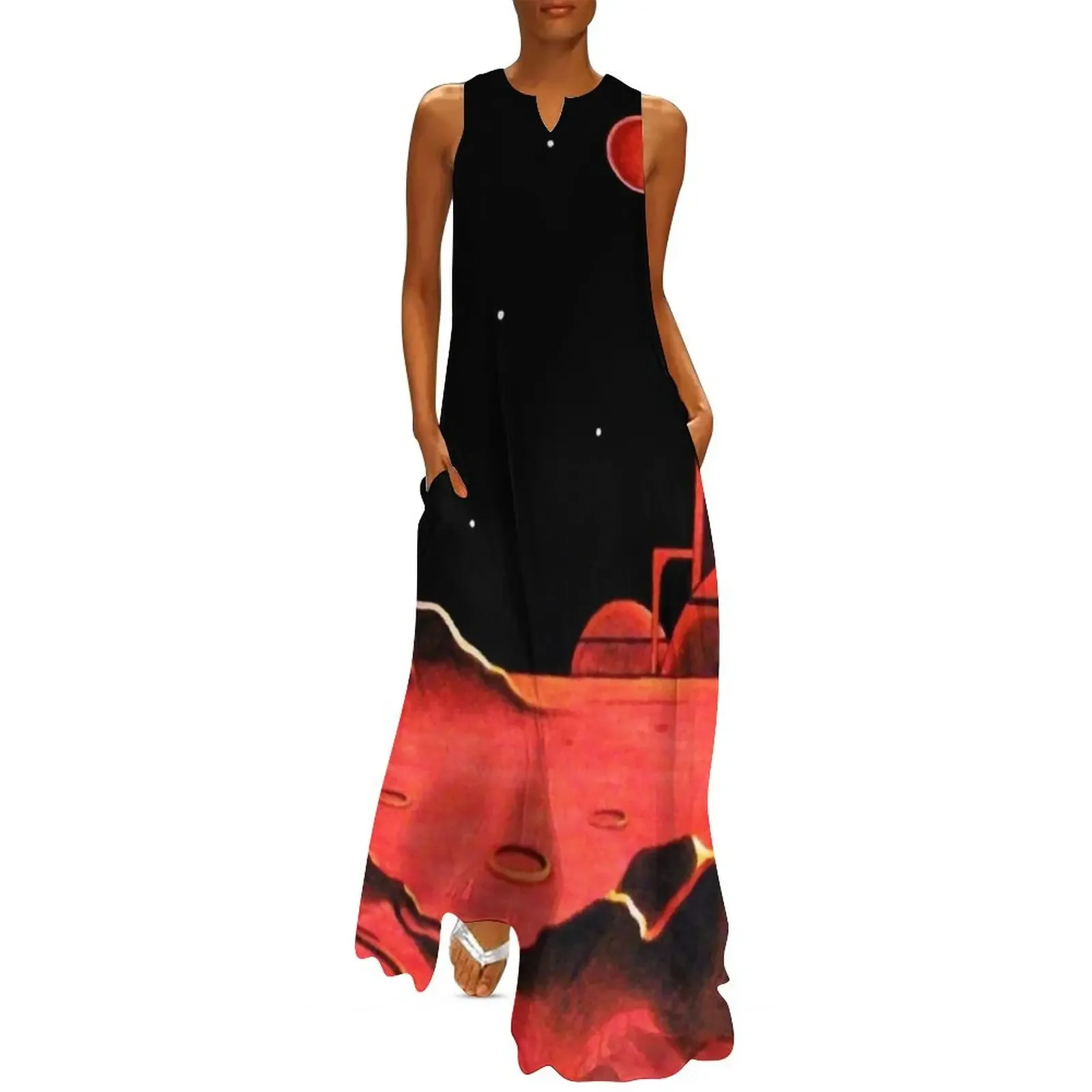 

CITY ON MARS Long Dress summer clothes evening dress women Women's evening dress