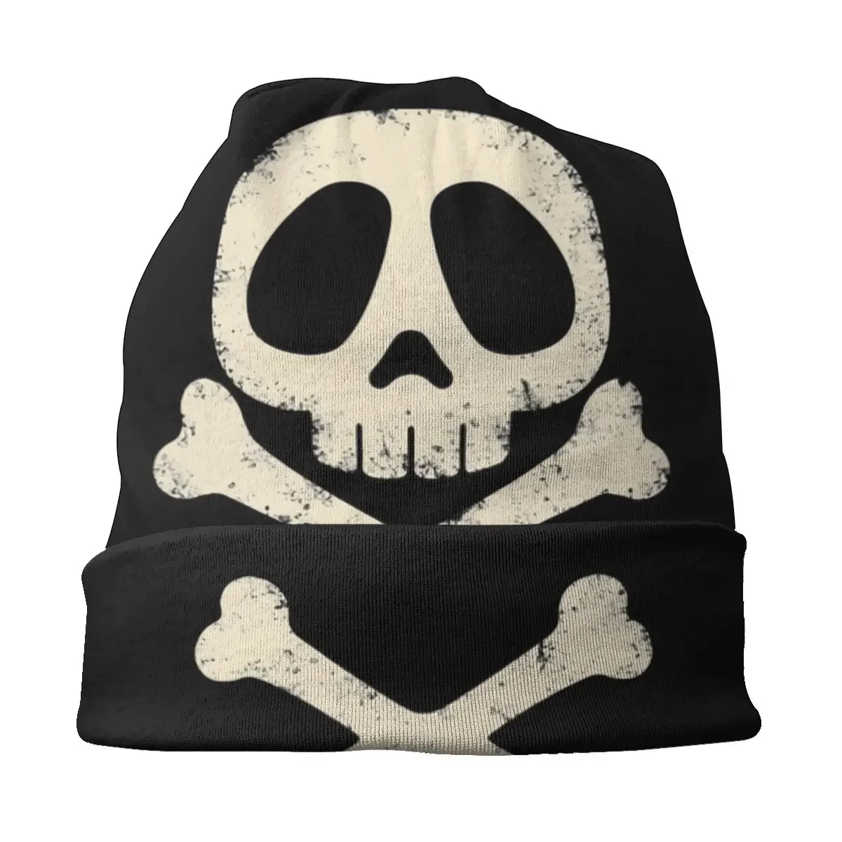 Custom Vintage 3d พิมพ์ Beanies หมวกผู้ชายผู้หญิง Unisex Cool ฤดูหนาวที่อบอุ่นถักหมวกผู้ใหญ่ Skull Skeleton Bonnet หมวก