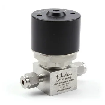 Hikelok fully PCTFE seat 1/8'' 1/4'' 6mm port high low pressure Diaphragm valve in Valves