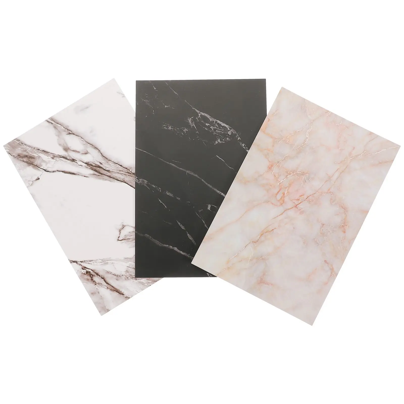 

3pcs Marble Pattern Photo Background Board Food Photography Backdrops Proper Size Jewelry Watches Shooting Props