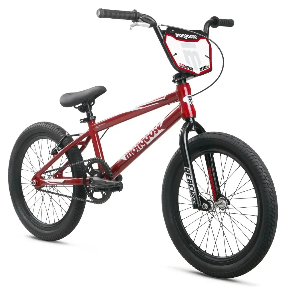 Rebel RS1 Kids Unisex 20-in. BMX Bike, Red,use of tough 6061 aluminum for better stability and handling,Safe and comfortable