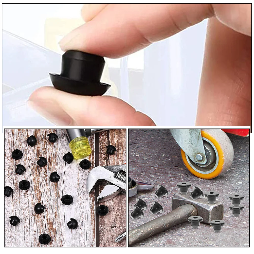 

40pcs Jack Plugs Hydraulic Filler Bung Rubber Hole Plugs Repair Parts Bottle Floor Jack Accessories Automotive