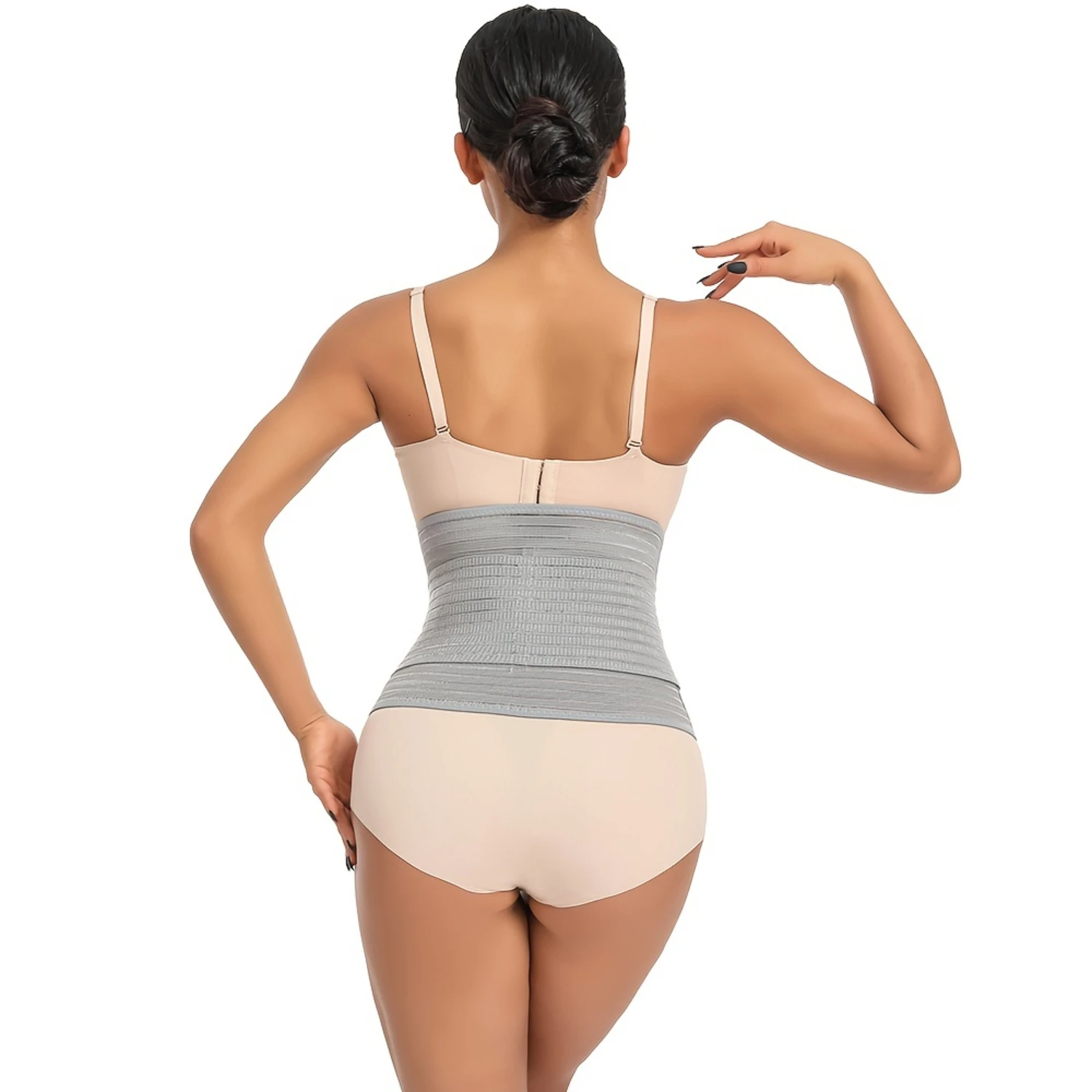 

Adjustable Breathable Waist Trainer Belt - Enhanced Workout Support, Postpartum Recovery Aid, and Yoga Companion - Comfort-Fit S