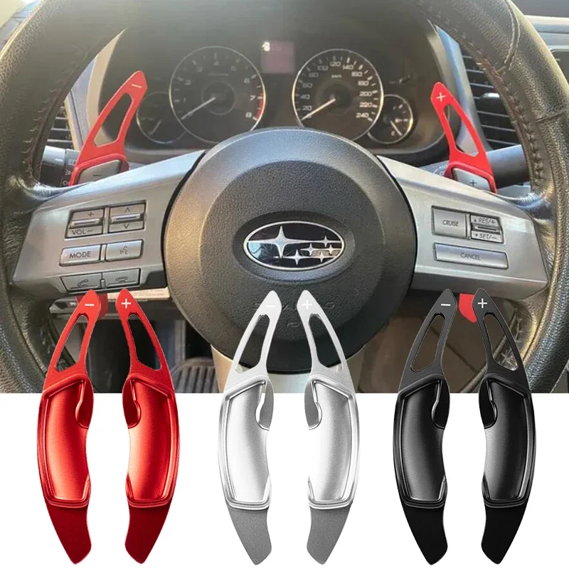 

NEW Aluminum Steering Wheel Shift Paddle Shifter Extension for Subaru Legacy WRX STI Forester impreza XV Outback accessories