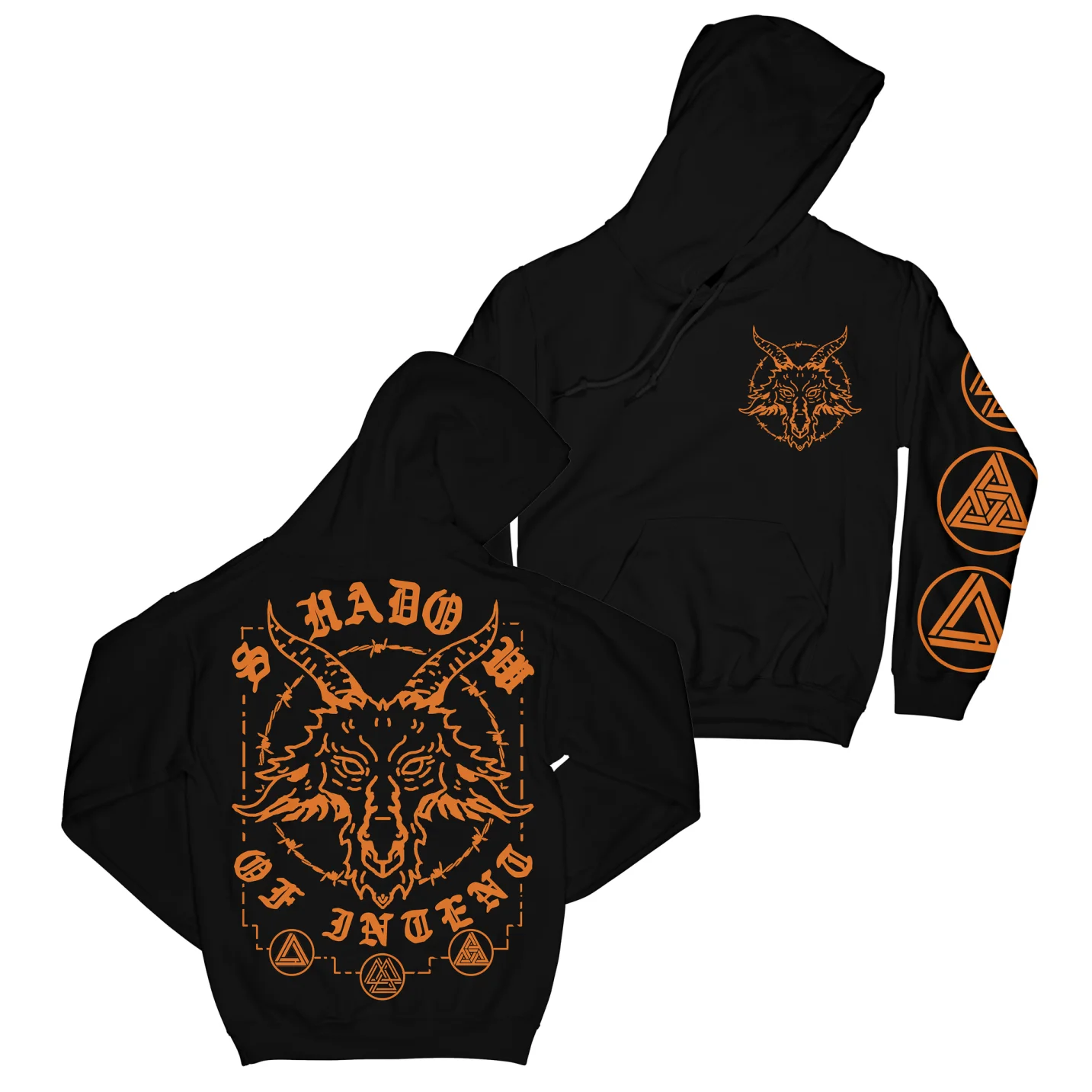 

Shadow of Intent Evil Goat Printed Hoodie Sweatshirts Hip Hop Streetwear Hooded Tops Vintage Hoody Clothes