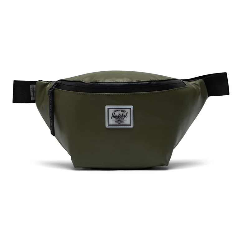 Herschel Waterproof Rainproof Collection Recycled Material Fanny Pack Mini Unisex Army Green 11054-04281-OS