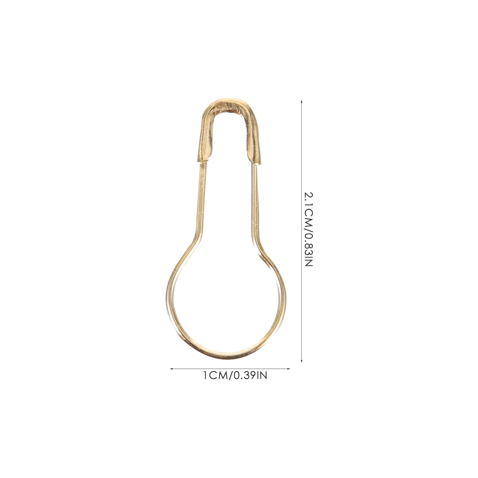 

400Pcs Metal Safety Brooch Small Safety Pin Sturdy Non-Deform DIY Craft Pin for Quilting Crochet Hanging Tag Decorative Fixing