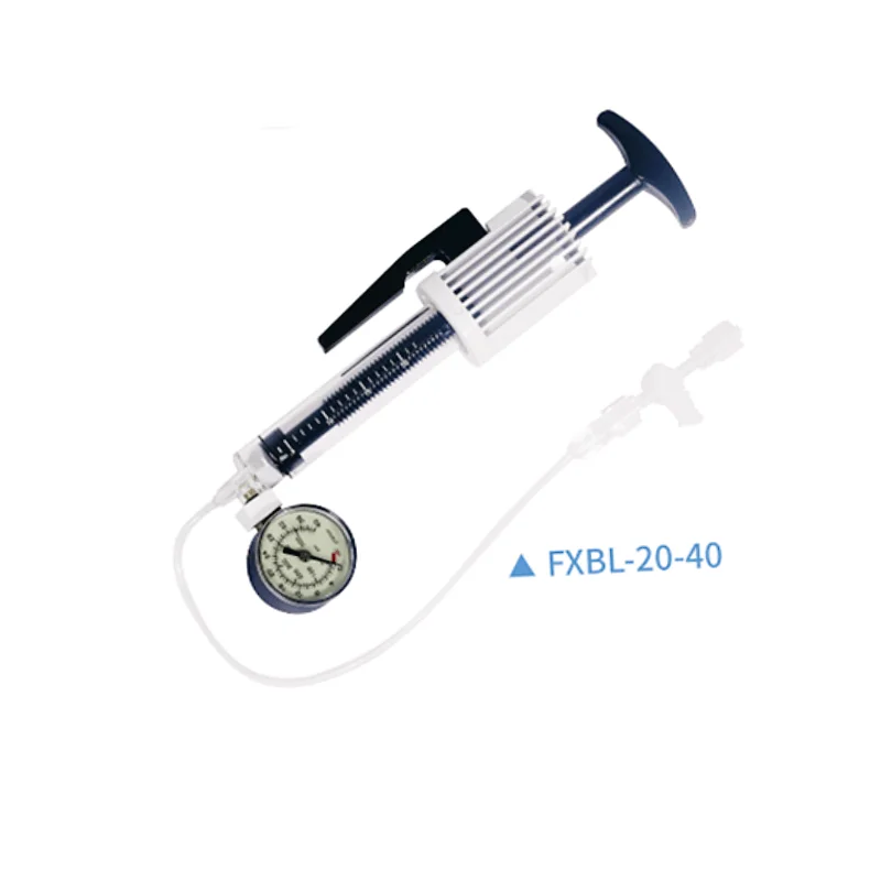 Disposable Balloon Inflation Pressure Pump for PTCA Surgery with Balloon Catheter