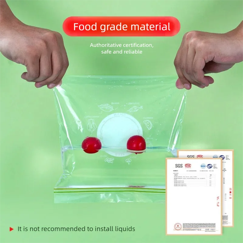 ダブルジッパー密封バッグ、食品グレードのプラスチック製保存袋 - Food Storage Usa のレビューと価格