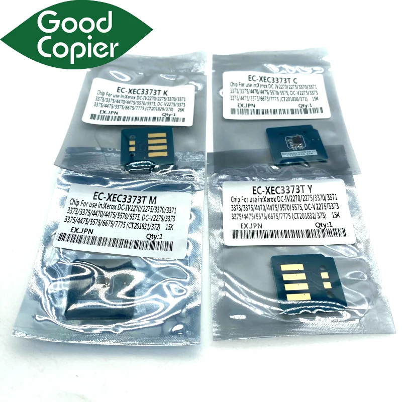 for xerox DC IV C3370 C3371 C4471 C6671 C7771 C2271 Toner cartridge chip C M Y K Copier Printer Parts