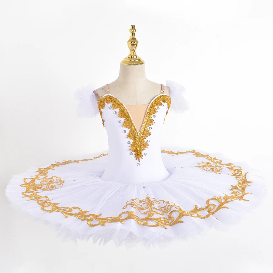 

Adult Kids Classic Professional Ballet Tutu White Swan Lake Pancake Tutu Ballerina Party Dance Costumes Ballet Dress Girls Women