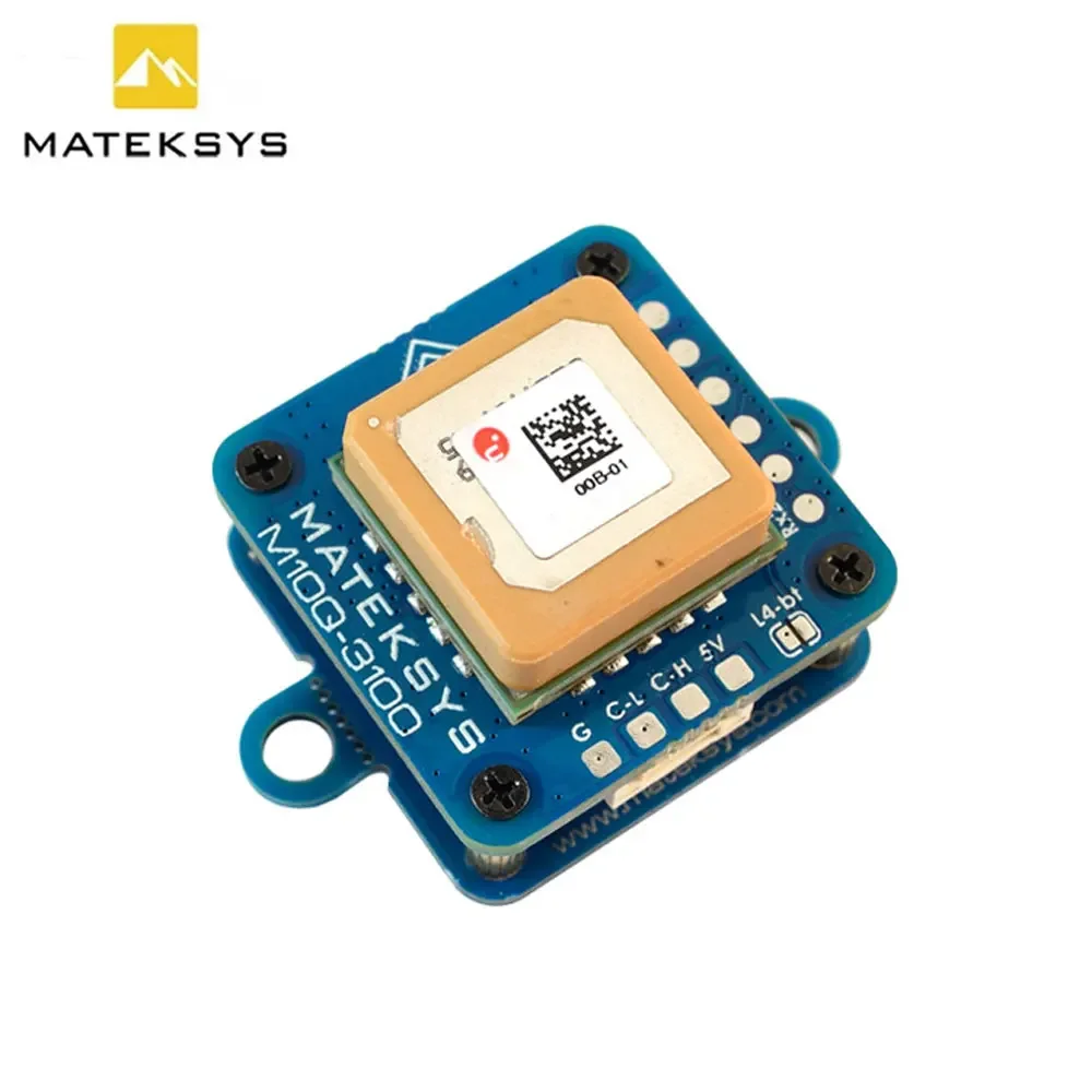 Matek AP_PERIPH DRONECAN GNSS M10Q-3100 Built-in Magnetic Compass PNI RM3100 Patch Antenna for RC FPV Racing Drone Long Range