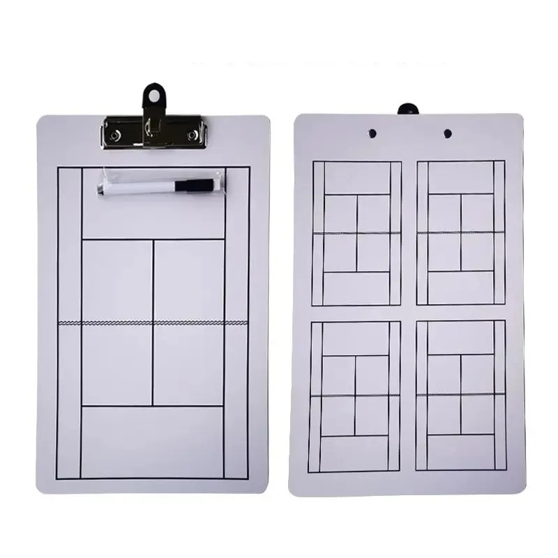 

Tennis Tactical Board Coach Match Command Double-sided Erasable Strategy Board Tennis Training Portable Coach Teaching Board