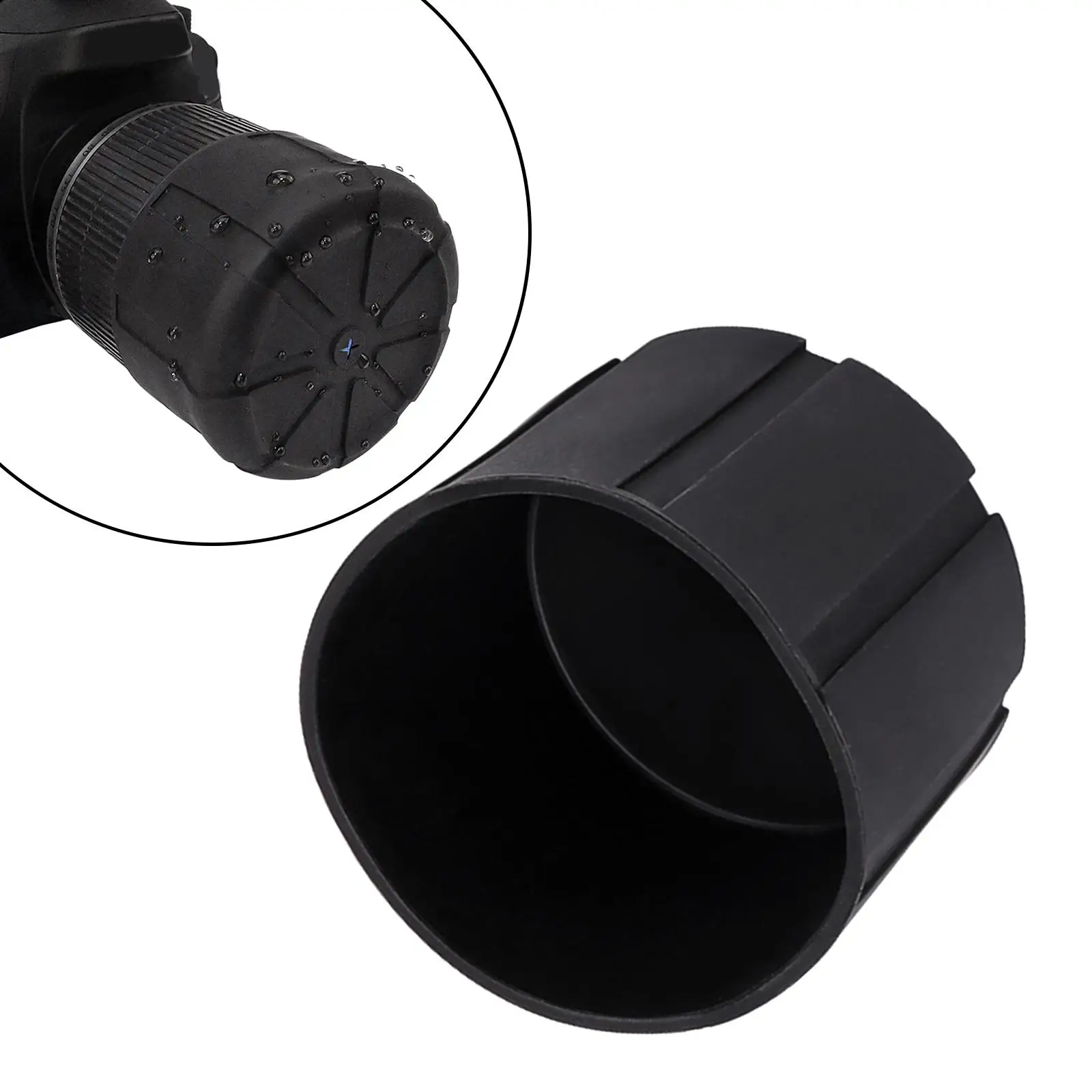 Lens Cap Cover Silicone Durable Waterproof Shock Absorbent for 65-110mm DSLR Camera lens