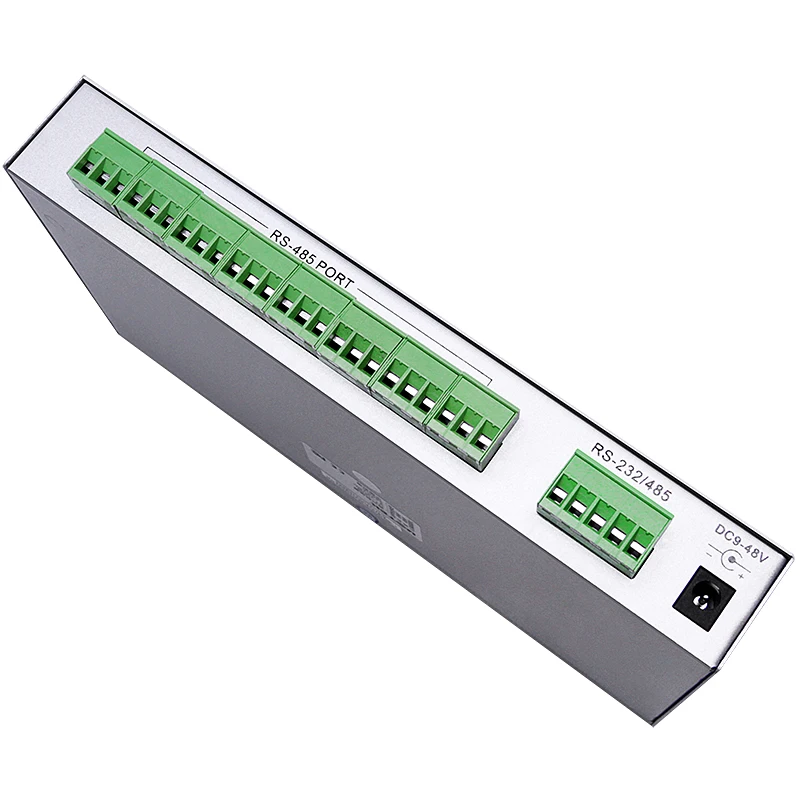 UOTEK Industrial Grade RS-232 RS232 RS-485 to 8 Ports RS485 Hub with Optoelectronic Isolation Asynchronous Half Duplex UT-1208