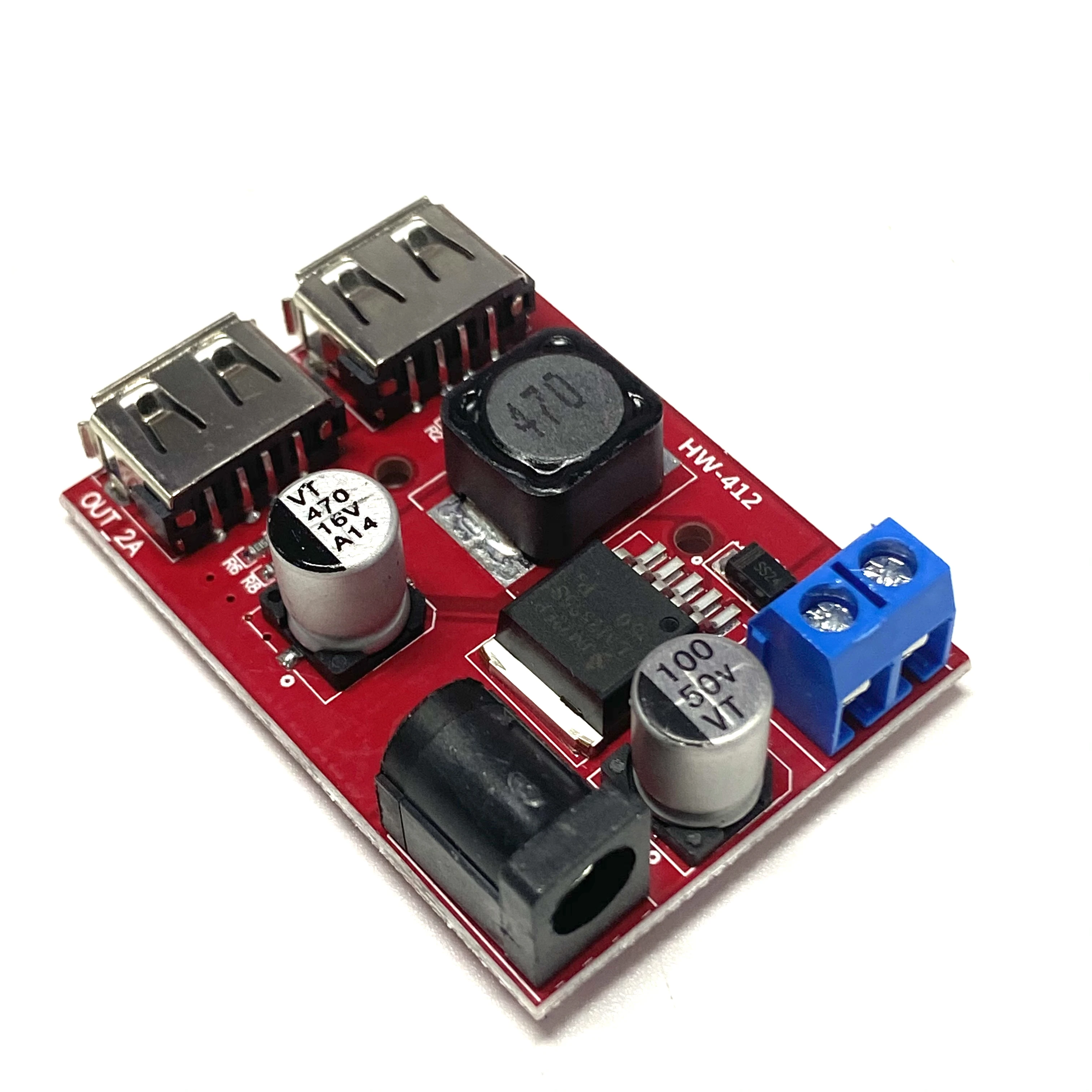 DC-DC Auto 9V/12V/24V/36V Naar 5V Buck Module Opladen Solar 3A Regulator (C6B4)