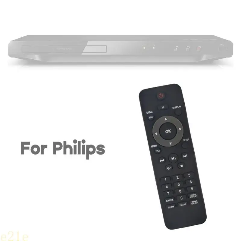 

E21E Replacement Remote for DVP5990 DVP5986 DVP3800/93 DVD2886/93 DVP3000 DVD Player