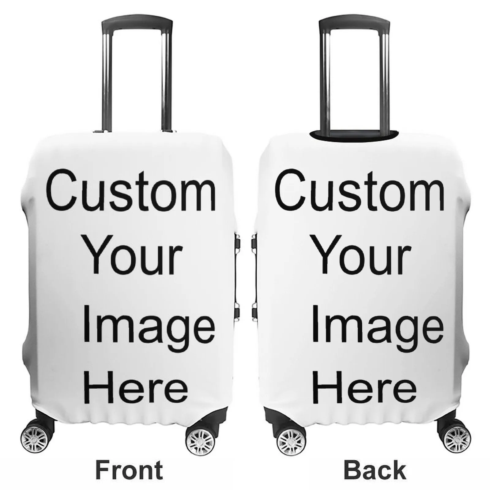 Customize Your Image / Name / Logo Luggage Cover Travel Accessories Elastic Suitcase Protective Covers Anti-dust Case Cover