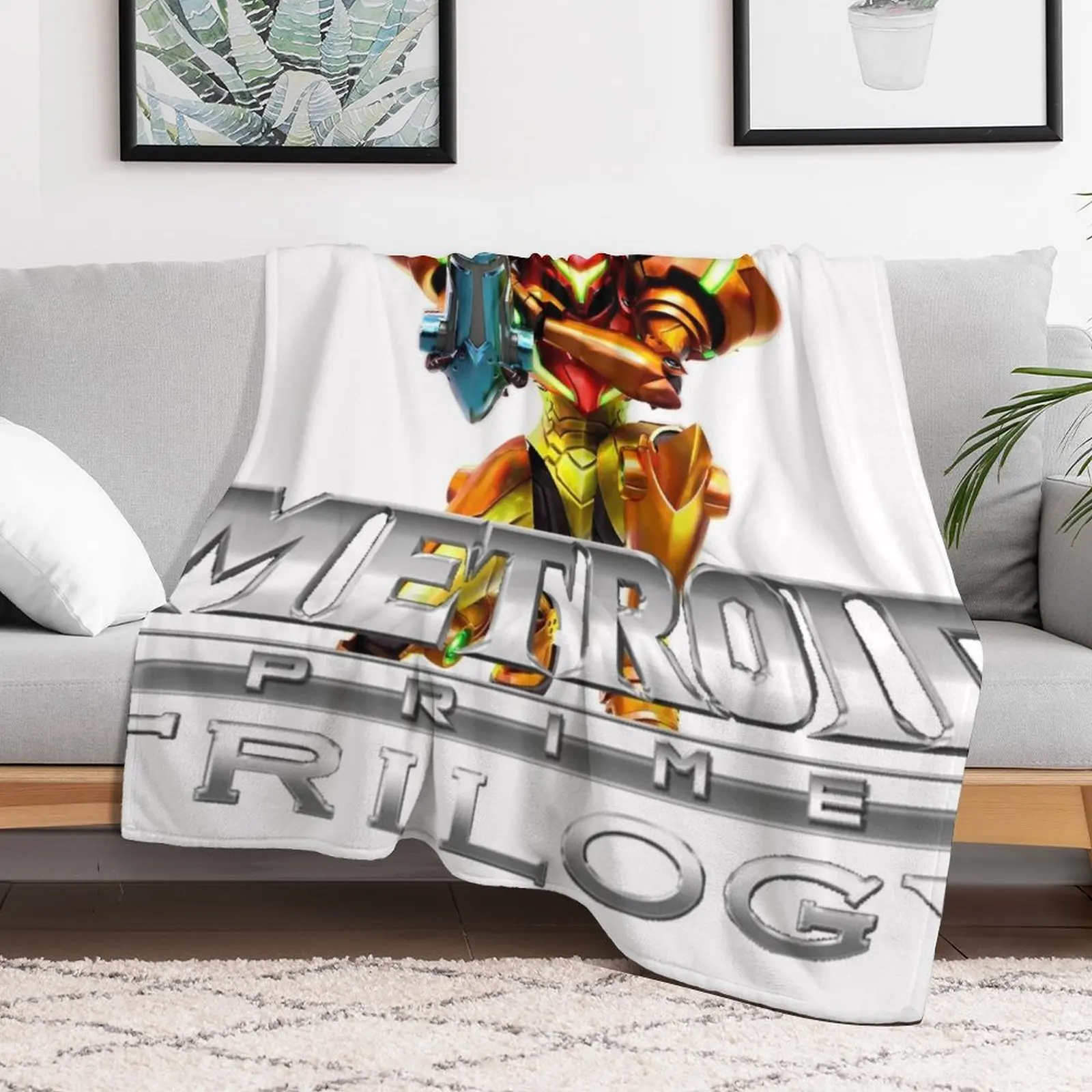 Samus Trilogy Throw Blanket Summer Beddings decorative Furrys Luxury Throw Blankets