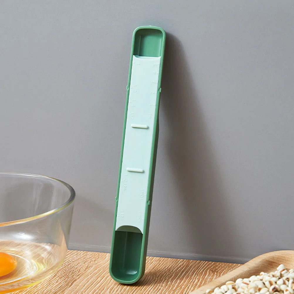 

3pcs Measuring Spoon Set ABS Kitchen Tool Coffee Sugar Scoop Powder Easy Clean Ergonomic Practical Design