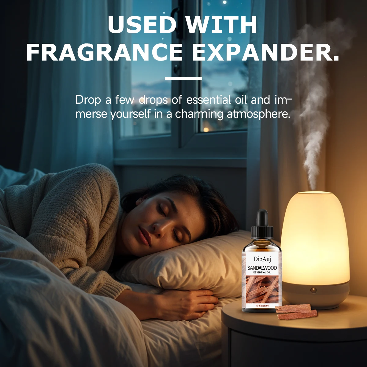 زيت خشب الصندل DioAuj العطري - عطر نباتي، عطر يدوم طويلاً، زيت أساسي يمكن استخدامه في سيناريوهات متعددة. #6