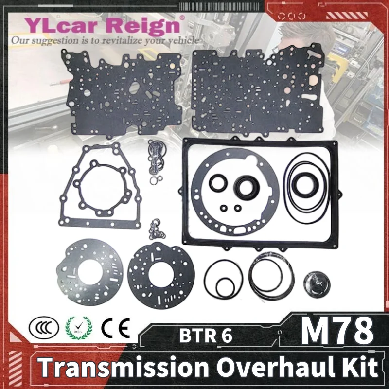 

M78 BTR 6, комплект для ремонта автоматической коробки передач, ремонтный комплект, уплотнительные прокладки для Ssangyong Geely, автомобильные аксессуары
