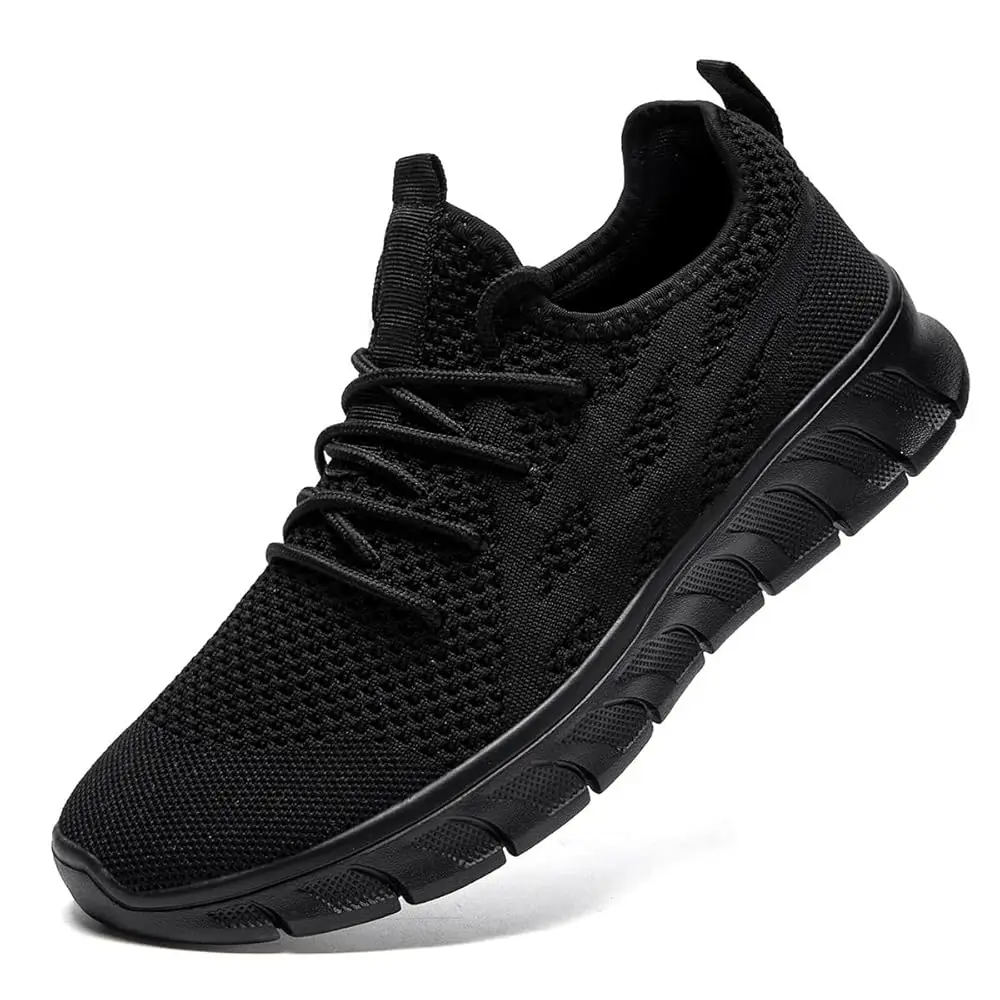

Mens Walking Tennis Shoes Slip On Hiking Running Sneakers Non Slip Fitness Casual Workout Athletic Gym Lightweight Breathable