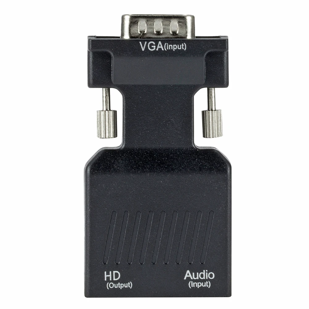 HDMI-compatible VGA Converter With Audio 3 5mm Suitable Projectors High Definition Computer Monitors Set Top Box Connectors