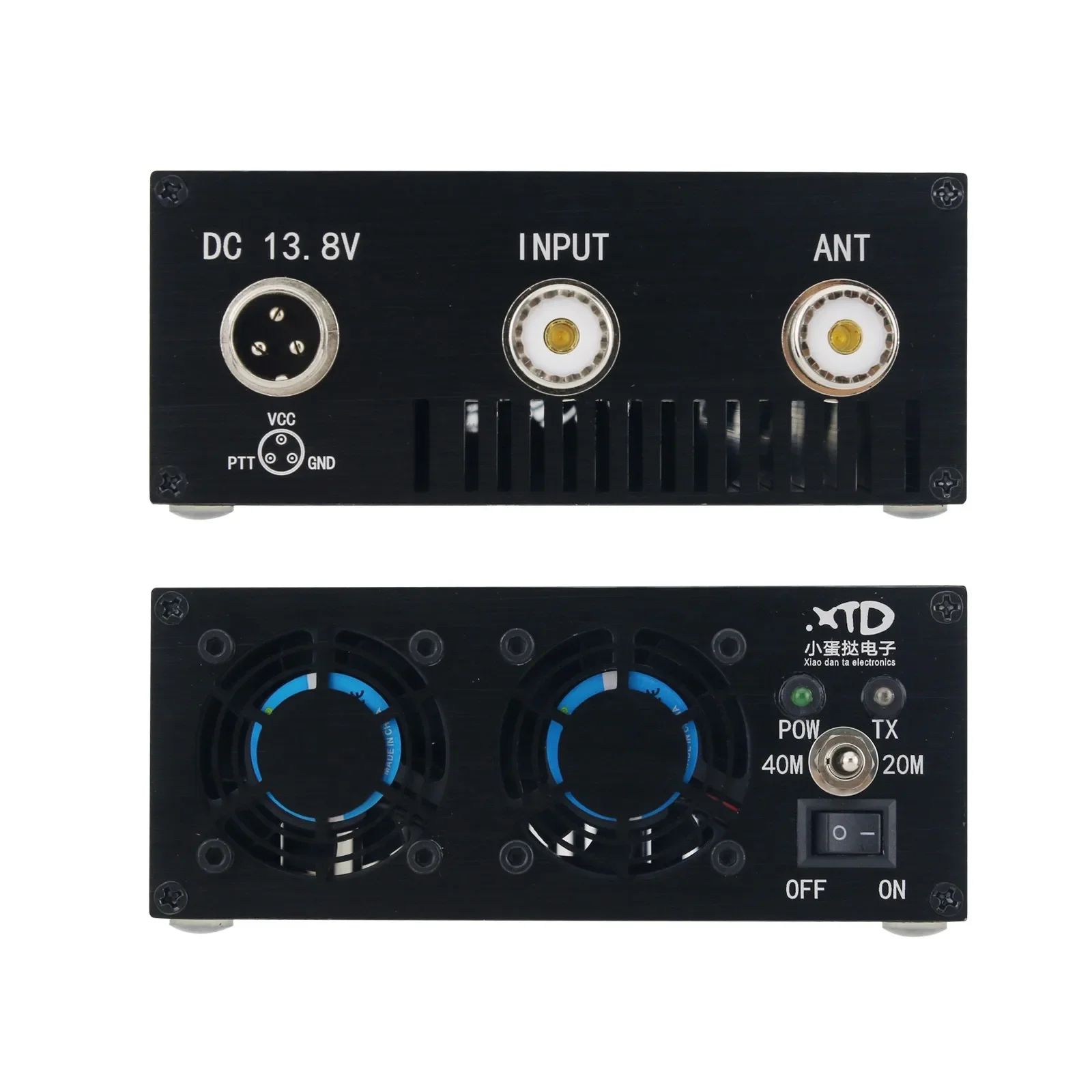 2026 XDT-PA100X 100W 1.8MHz-30MHz Shortwave Power Amplifier with 3pcs Low-pass Filter for X6100 Radio