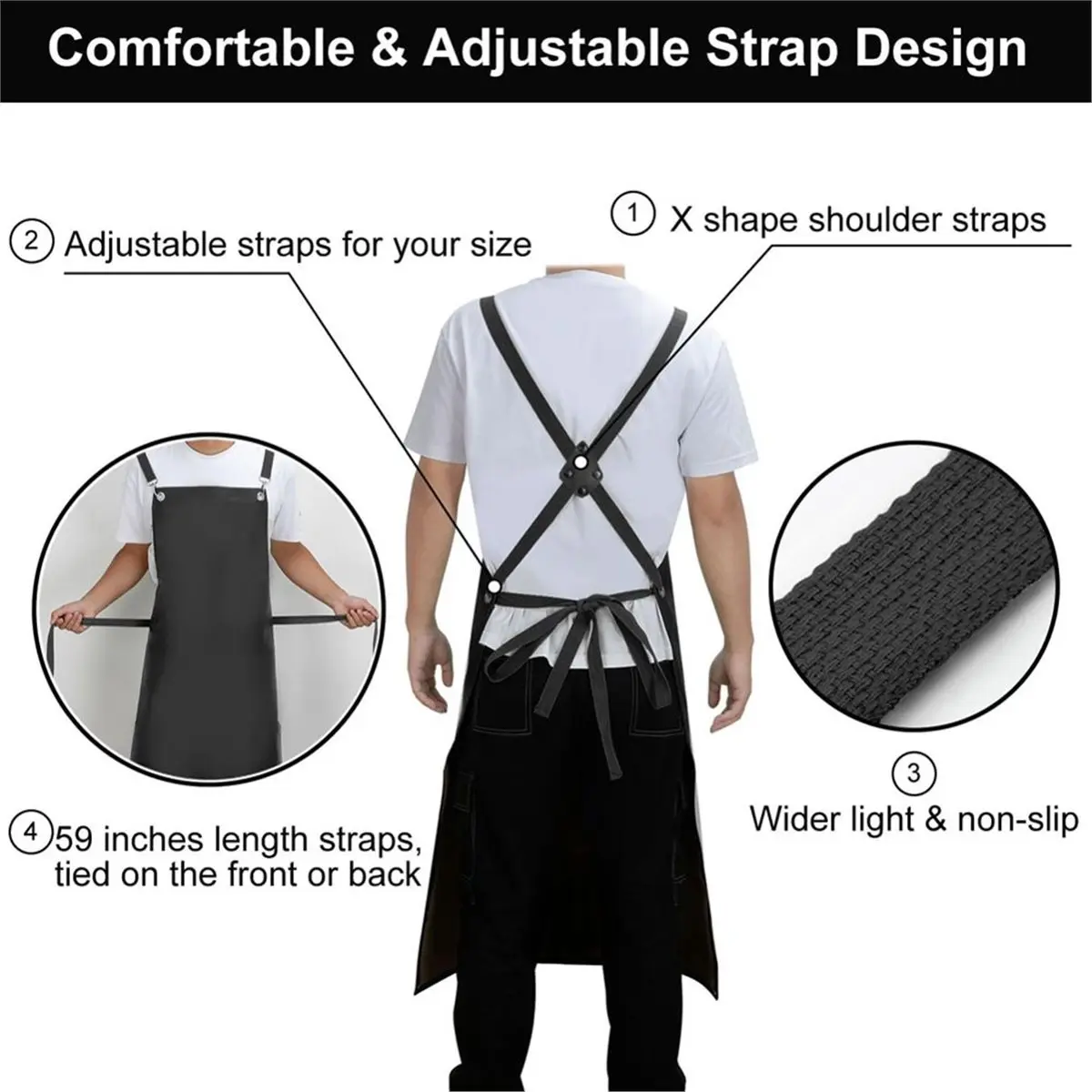 Light Weight Waterproof Rubber Apron, 43