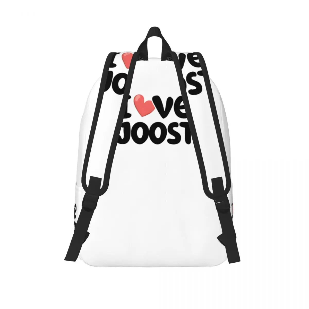 I Love Joost Klein Eurovisions 2024 Fashion Backpack Outdoor Student Work Daypack for Men Women Laptop Canvas Bags