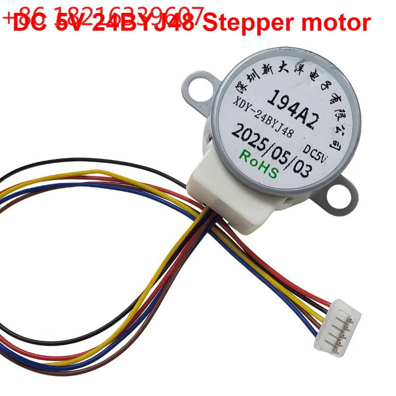 YAO 1pc Low-energy consumption pure copper 4-Phase 5-Wire DC Gear Stepper Motor 5V 24BYJ48 Reduction Motor for Fan tool accessor