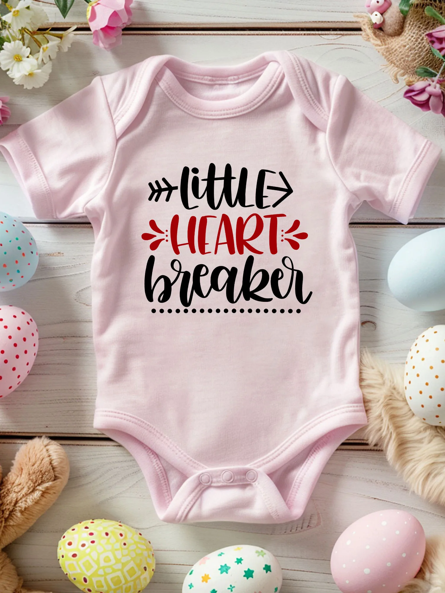 

Детский комбинезон-слип Little Heart Breaker унисекс, 100% хлопок, мягкий, всесезонный, розовый, 190 г/м²