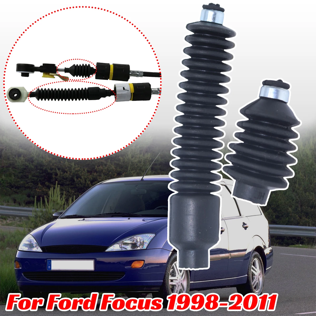 

Shift Cable Linkage Shifter Lever Joint End Sealing Gaiters Bush Rod Connect Sleeve For Ford Focus Fiesta Fusion C-Max 2004-2010