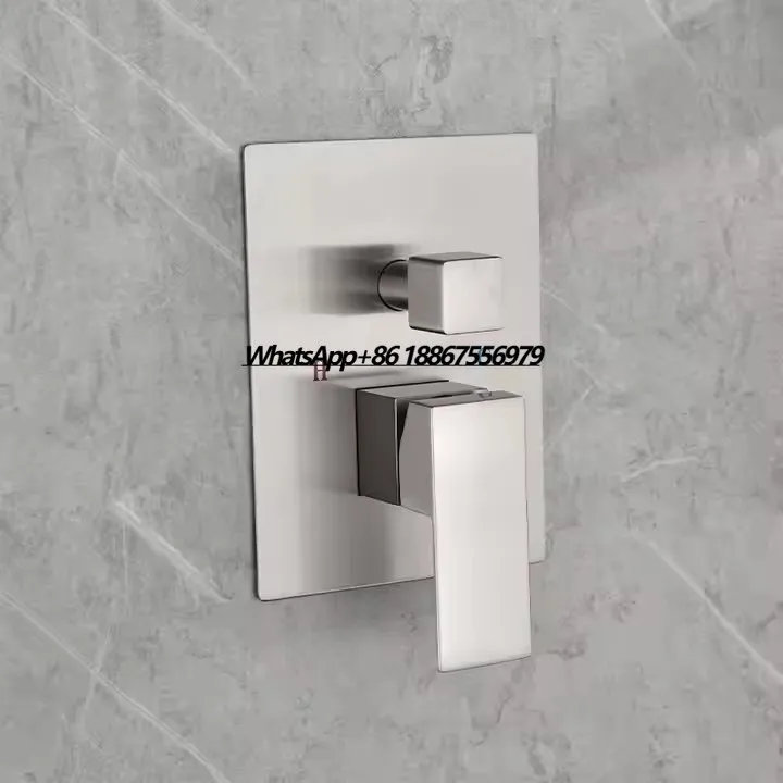 

Embedded Shower Set with Concealed Shower Head Stainless Steel Shower Head with Wall-embedded Cold and Hot Water Mixing Valve