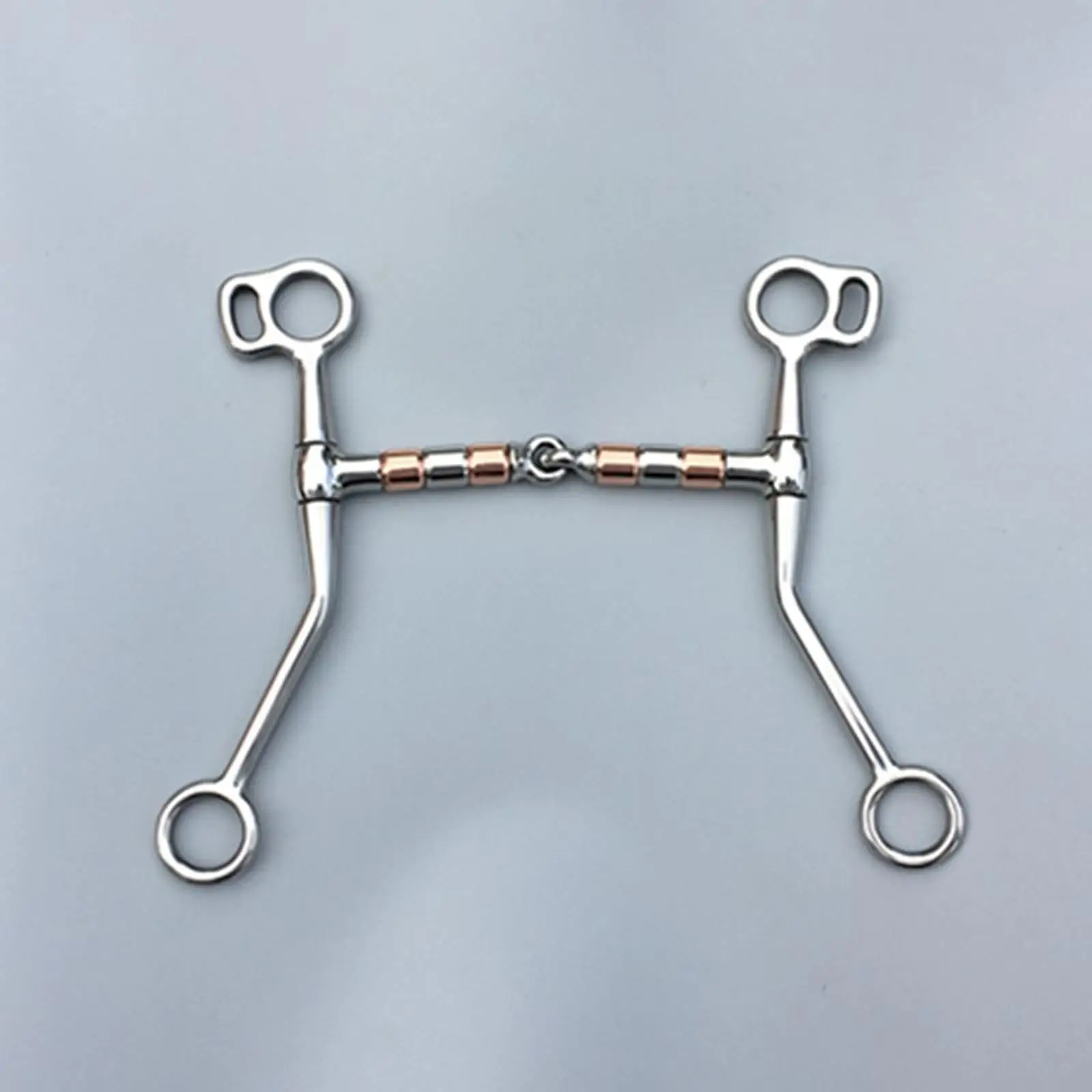 rustproof-stainless-steel-snaffle-bit-horse-tack-comfortable-mouthpiece-horse-gear-for-riding-and-racing