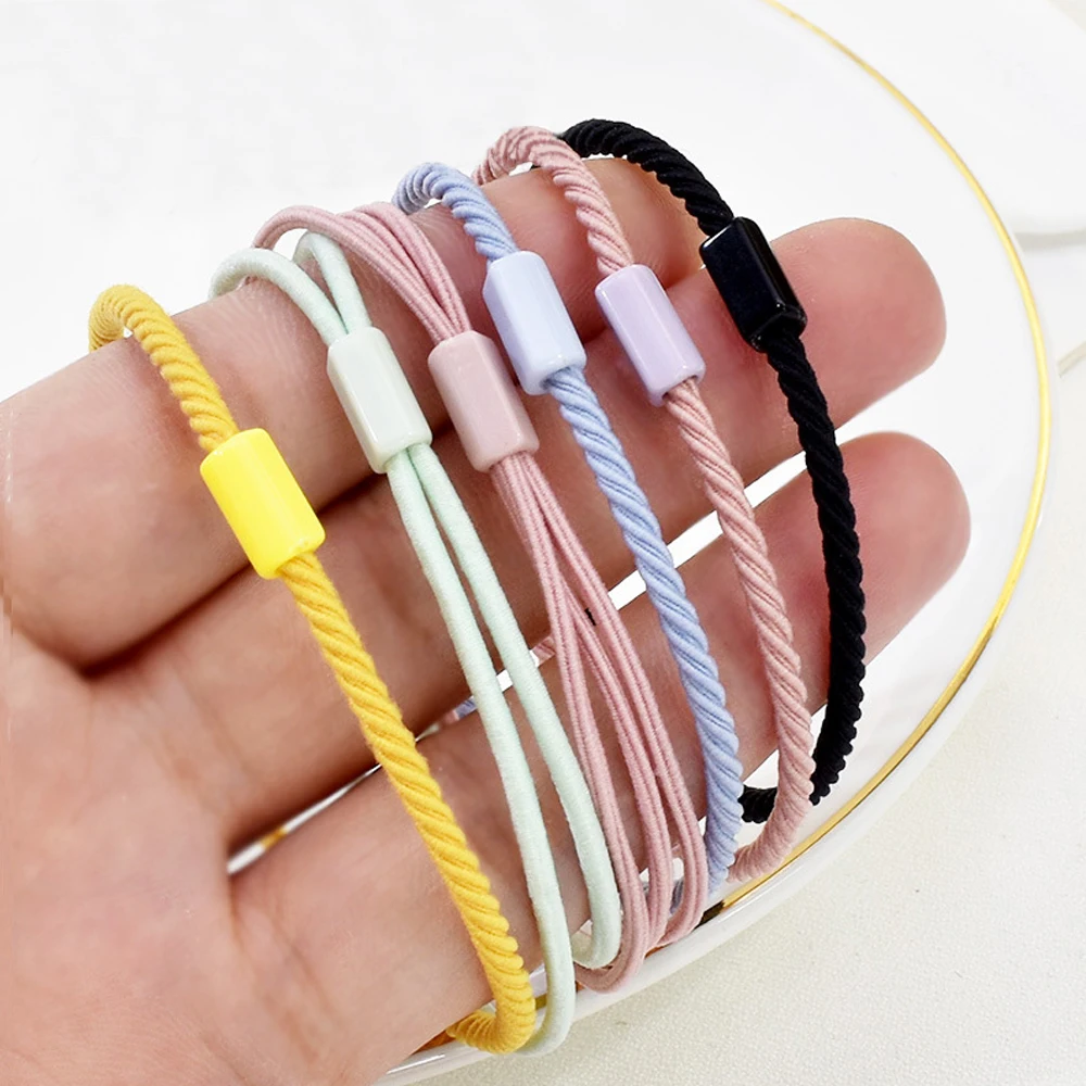 5M/Lot 2.5mm Elastic Rope Braided Elastic Band Rubber String for DIY Hair Accessories Headband Jewelry Making Sewing Supplies view 4