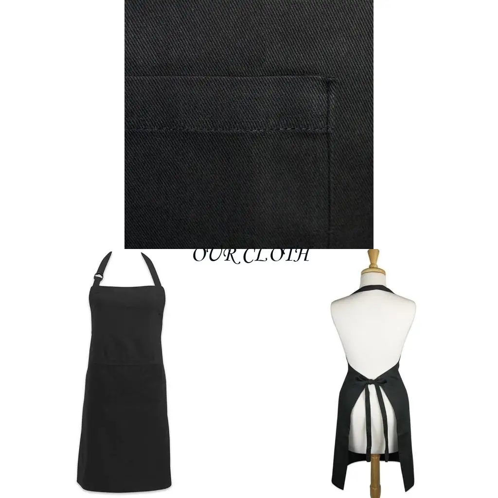 

Фартуки на кухню кухни регулируют фартуки на бибу с карманами ресторана шеф -поваров с регулируемыми ремнями для женщин, мужчин