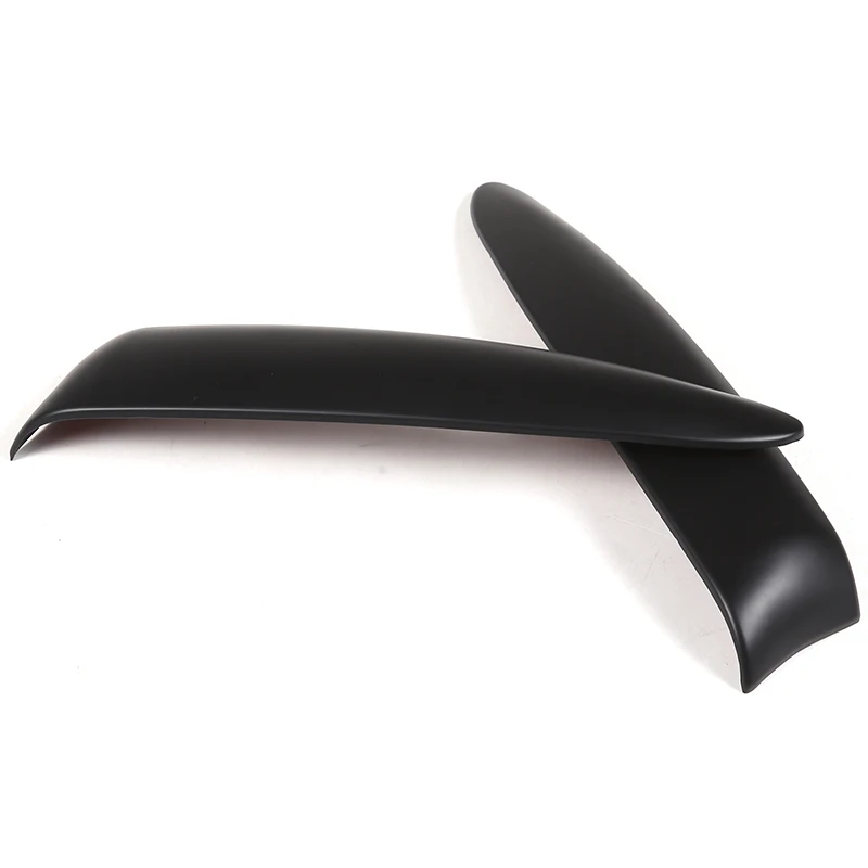 ABS Car Front Fog Lamp Side Fang Protection Cover Trim Kit Anti-Scratch Sticker For Fiat 500 2007-2025 Car Accessories