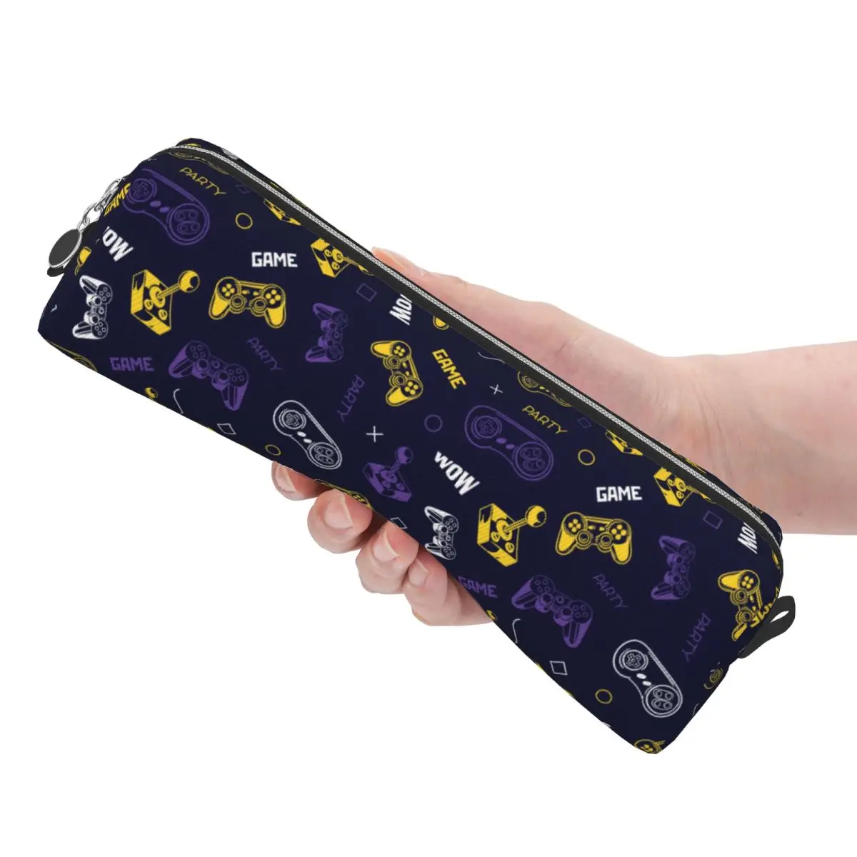Game Controller Pattern Pencil Cases Pencilcases Pen for Girl Boy Big Capacity Pencil Bags School Supplies Gifts Stationery