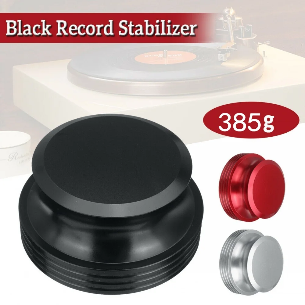 HIFI Record Turntables Weight Stabilizer LP Vinyl Black Clamp Aluminum Metal Player Accessories