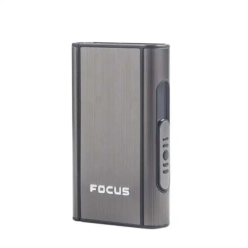 포커스 담배 케이스 디펜서 보관 거치대, 담배 박스 케이스, 흡연 액세서리, 남녀공용 선물, 10 정사이즈