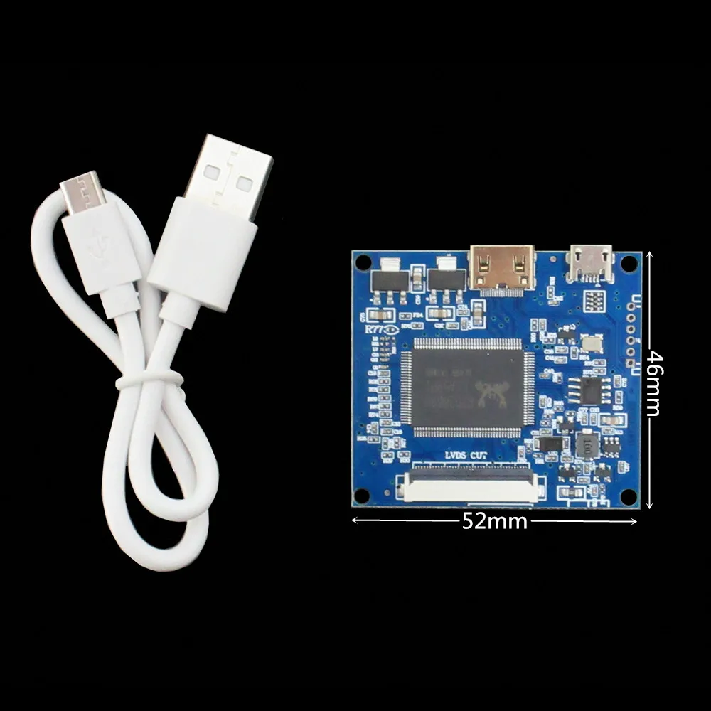 7/8 Inch LCD Display Screen Driver Control Board Mini HDMI-Compatible For Raspberry Pi TV Box Windows PC Monitor